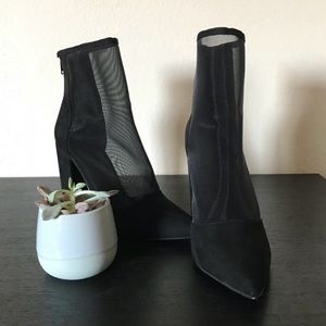Ankle mesh booties